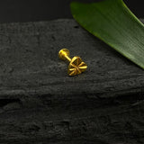 Trippy Gold Heart Nose Pin