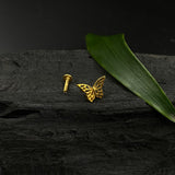 Gold Butterfly Nose Pin