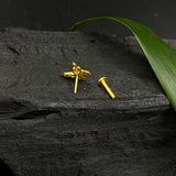 Gold Butterfly Nose Pin