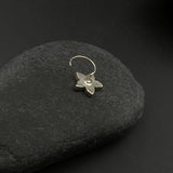 Green Afghani Glass Nose Pin