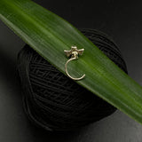 Ruby & Silver Nose Pin