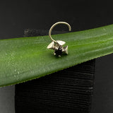Black Onyx & Silver Nose Pin