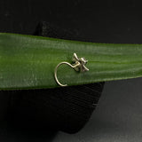 Black Onyx & Silver Nose Pin