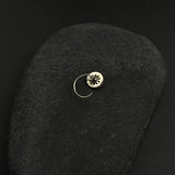 Emerald & Zircon Aztec Nose Pin