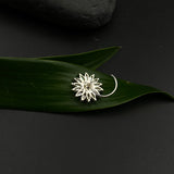 Shell Sunflower Nose Pin