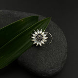 Shell Sunflower Nose Pin