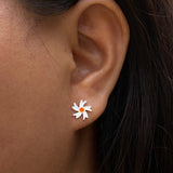 Shiuli Flower Ear Studs
