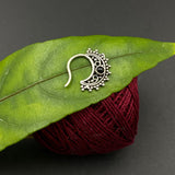 Tiny Black Moon Nath (left piercing)