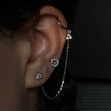 Ear Stud With Ring