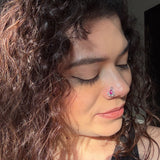 Ruby Paisley Nose Pin