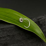 Tiny Round Silver Nose Pin