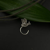 Peace Bird Nose Pin