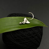 Crescent Moon Drop Nose Pin