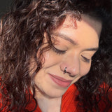 Bling Black Nose Ring