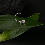 Silver Fish Nose Pin