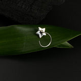 Silver Flower Nose Pin