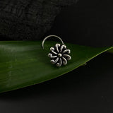Trippy Flower Nose Pin