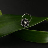 Spinning Flower Nose Pin