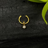 ⁠Hanging Zircon Ring