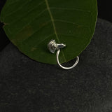 Red Meena Nose Pin