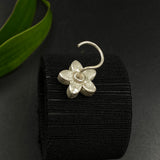 Ruby Petals Nose Pin