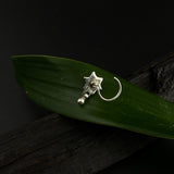 Turquoise Star Nose Pin
