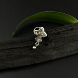 Ruby Flower Nose Pin