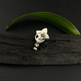 Emerald Flower Nose Pin