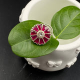 Ruby Marigold Nose Pin