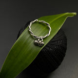 Hanging Knot Toe Ring(Single)