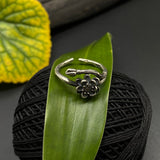 Antique Flower Bud Toe Ring (single)