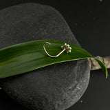 Beauty in Black Nose Pin