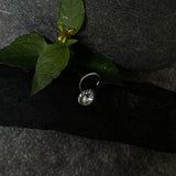 Tiny Zircon Silver Nose Pin