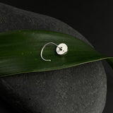Silver Cutwork Ball Nose Pin