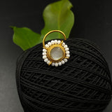 Antique Moti Nose Pin
