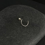 Powder Pink Dot Nose Pin