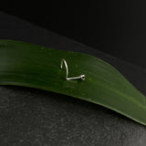 Tiny Black Nose Pin