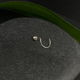 Amethyst Dot Nose Pin