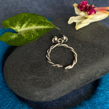 Hanging Knot Toe Ring(Single)