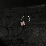 Pink Frame Nose Pin