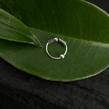 Spiral & Beads Nose Ring