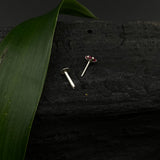 Hot Pink Single Stone Nose Pin