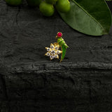 Tota-Rani Screw Nose Pin(Left-side Piercing)