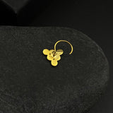 Gold Plated Pyramid Nose Pin