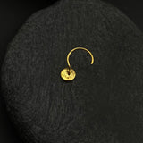 Small Lunar Nose Pin (gold plated)