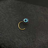 Evil Eye Nose Pin (Gold Plated)