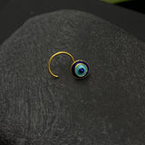 Evil Eye Nose Pin (Gold Plated)