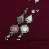 Shri Krishna Hand Painted Earrings