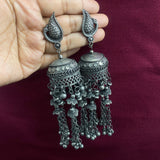 Long Peacock Jhumkis