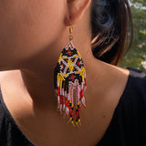 Multi Hue Earrings